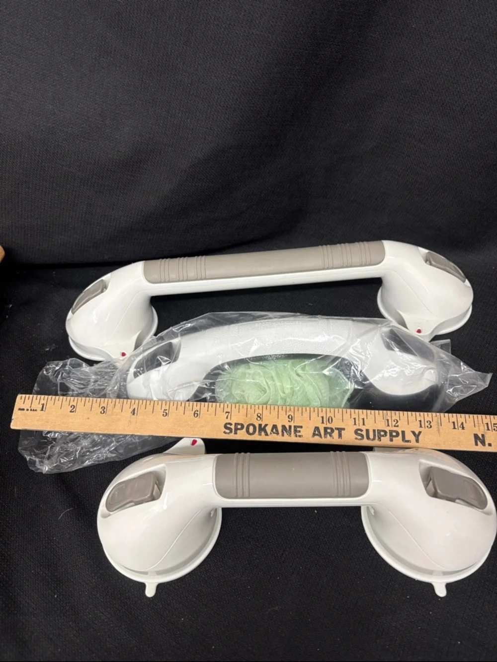White Suction Grab Bars